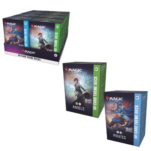 HASBRO  – Magic The Gathering (Pirates and Angels) Carte da Gioco – In Box (11x8cm) da 60 carte 2ass In espo da 8pz…x8